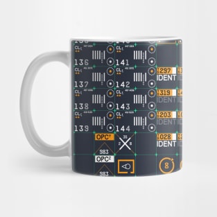 Sci Fi Futuristic Computer UX User Interface Data Mug